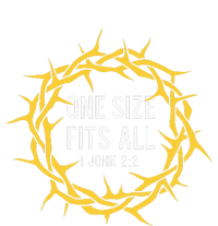 One Size Fits All Bible Christian Faith Jesus Christ Dry Zone Grid Polo