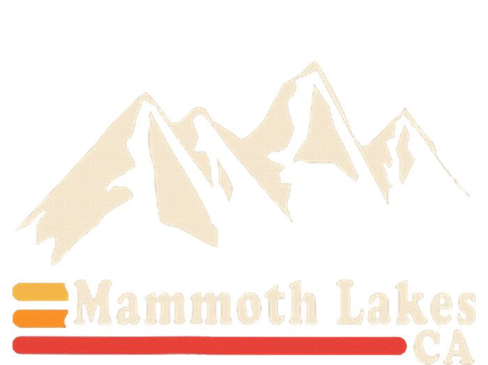 Retro Mammoth Lakes California Ca Mountain Ski Women's Racerback Cropped Tank