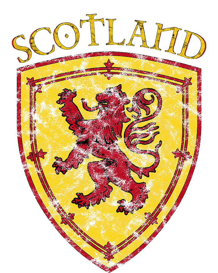 Scottish Rampant Lion Scotland Coat Of Arms Banner T-Shirt