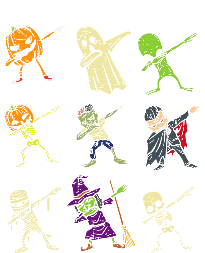 Dab Pumpkin Skeleton Ghost Alien Zombie Halloween T-Shirt