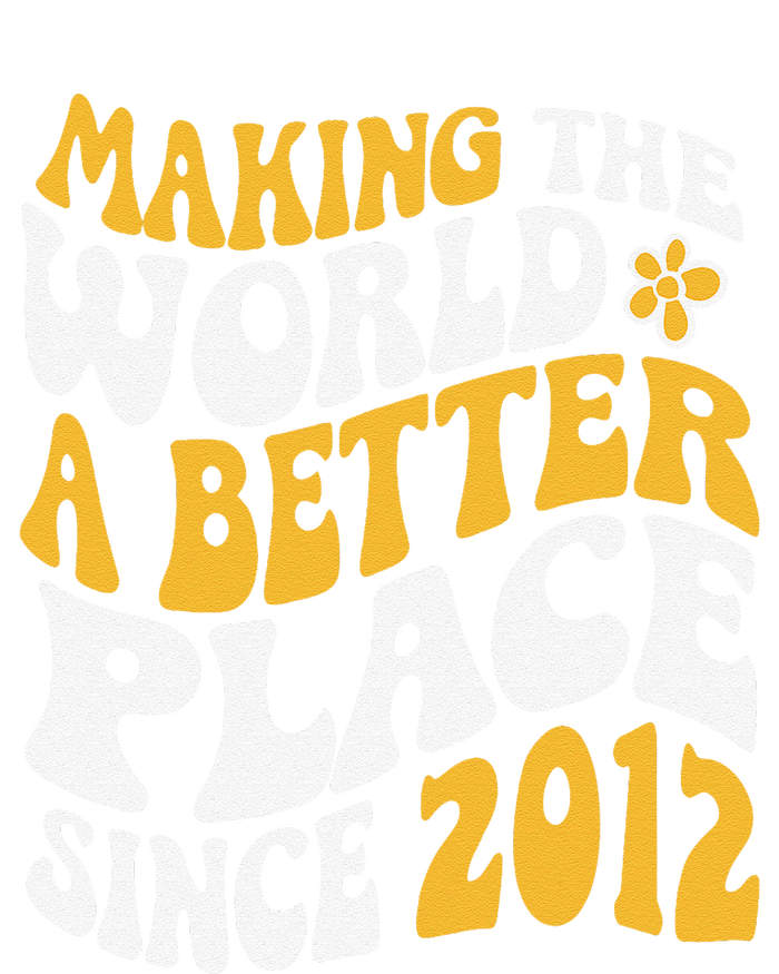 2012 Birthday Making The World A Better Place Since 2012 25L Jumbo Tote