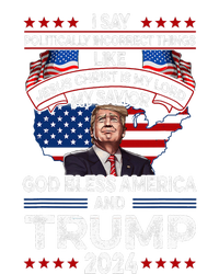 Trump 2024 Funny God Bless America Jesus Christ Is My Lord T-Shirt