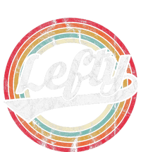 Lefty Left Handed Proud Retro Vintage Rainbow T-Shirt