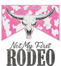 Leopard Bull Skull Western Life Country Not My First Rodeo Garment-Dyed Sweatshirt