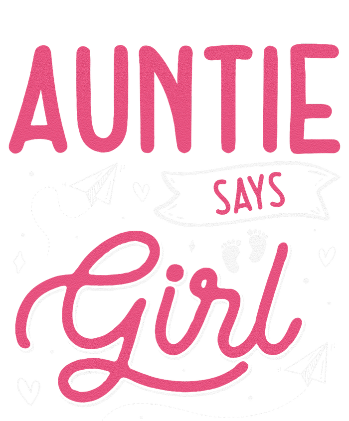 Auntie Says Matching Family Team Gender Reveal Women's V-Neck T-Shirt