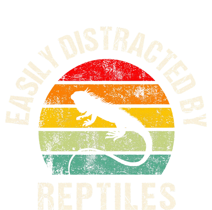 Easily Distracted By Reptiles Funny Reptile Lovers Tall Long Sleeve T-Shirt