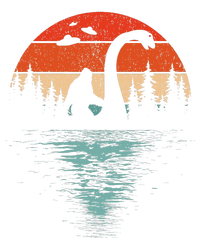 Bigfoot Riding Loch Ness Monster 80s Funny Sasquatch Nessie T-Shirt