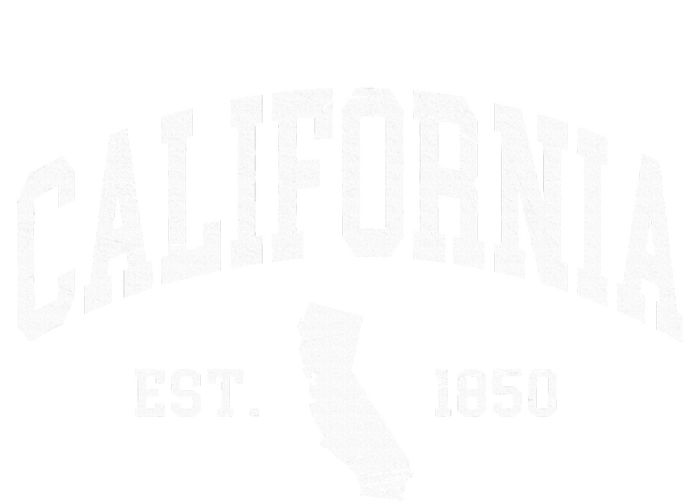 California Est. 1850 Distressed Worn Design Classic Women's Fleece Hoodie