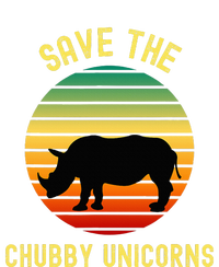 Save The Chubby Unicorns Rhino Funny Retro Rhino T-Shirt