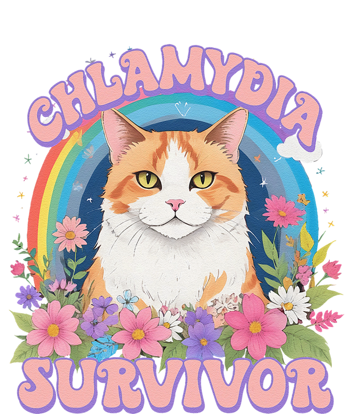 Chlamydia Survivor Funny Cat Meme T-Shirt