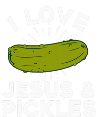 Cute Pickle Design For Women Jesus Pickle Lovers Womens California Wash Sweatshirt