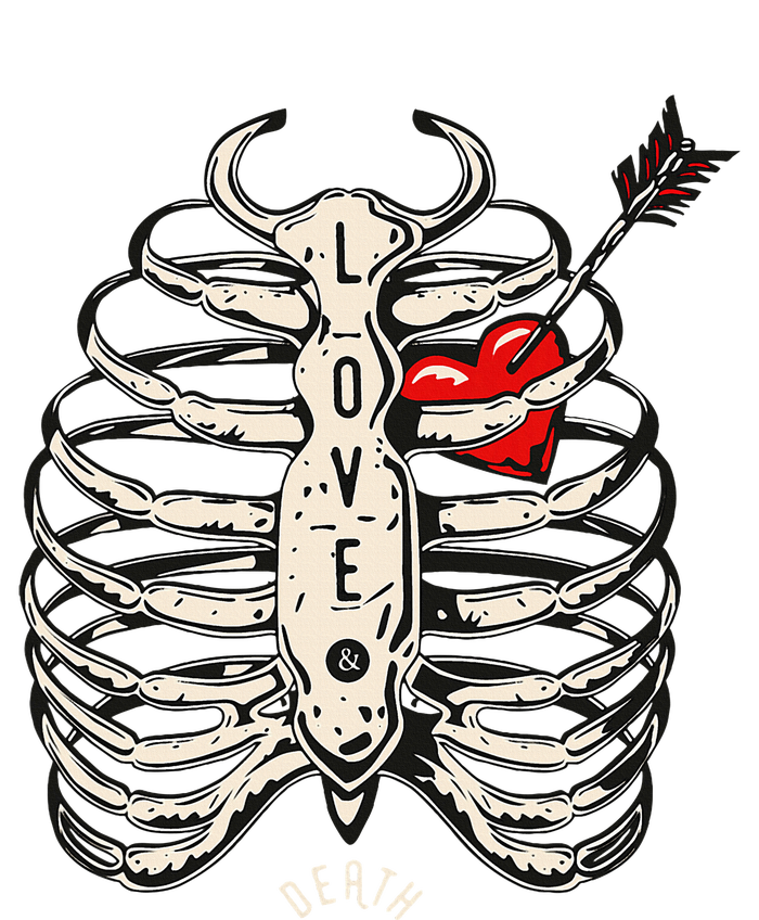 Skeleton Heart Rib Cage Xray T-Shirt