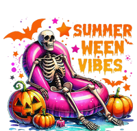 Halloween Summer Ween Vibes Summer Vacation Skeleton Float T-Shirt