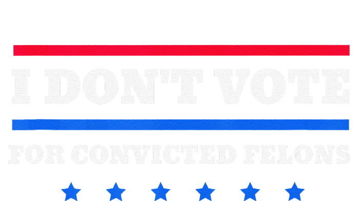 I DonT Vote For Convicted Felons Softstyle Adult Sport Polo