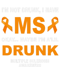 IM Not Drunk I Have Ms Multiple Sclerosis Awareness Valucap Bio-Washed Visor