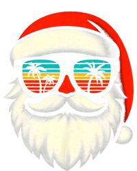 Christmas In July Santa Hat Sunglasses Beach Summer Vacation T-Shirt