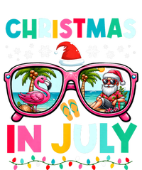 Christmas In July Flamingo Santa Beach Summer Hawaii Coaster