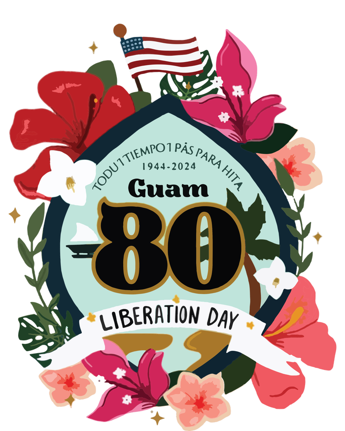 Guam 80th Liberation Day Women's Racerback Tank