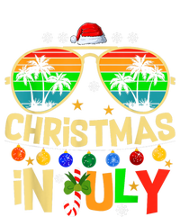 Santa Claus Sunglasses Beach Christmas In July T-Shirt