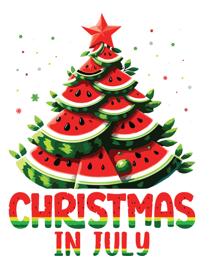 Christmas In July Watermelon Tree Summer T-Shirt