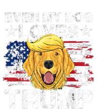 Even My Dog Loves Trump Usa Flag Election Trump Support T-Shirt