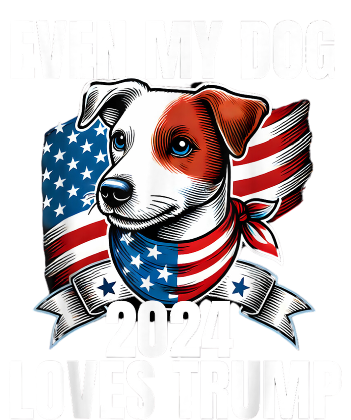 Even My Dog Loves Trump Usa Flag Election Trump Support Kids Hoodie