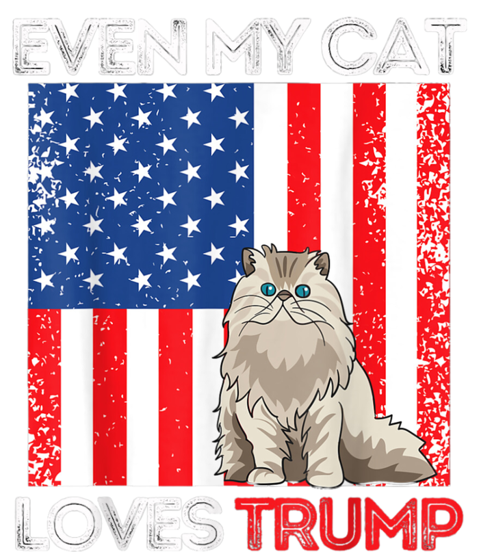 Even My Cat Loves Trump Usa Flag Election Trump Support Bumper Sticker