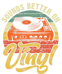 Sounds Better On Vinyl Music Lover Disc Records Collector T-Shirt