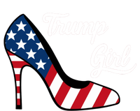 Trump Girl High Heels Stilettos American Flag Trump 2024 Republican Trump Merch Women's Flannel Pajama Set