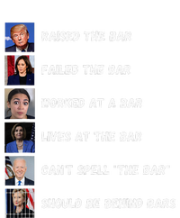 Trump 2024 Humorous Political Characters With Bar References Button