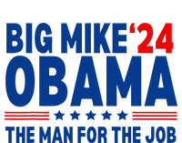 Big Mike Obama 2024 The Man For The Job President Election Short Acrylic Beanie