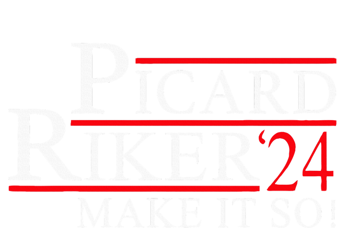 Picard Riker 24 Make It So For President 2024 T-Shirt