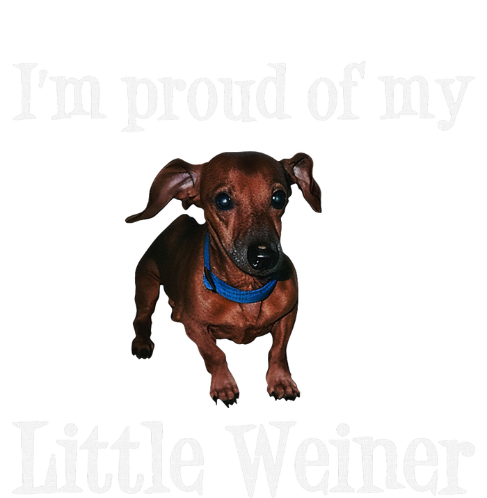 Proud Of My Little Wiener Funny Dog Sustainable Knit Beanie