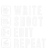 Write Shoot Edit Repeat Filmmaker Movie Director Filmmaking Tall T-Shirt