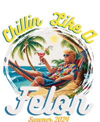 Funny Chillin Like A Felon Summer 2024 2024 Trump Supporter Toddler Sweatshirt