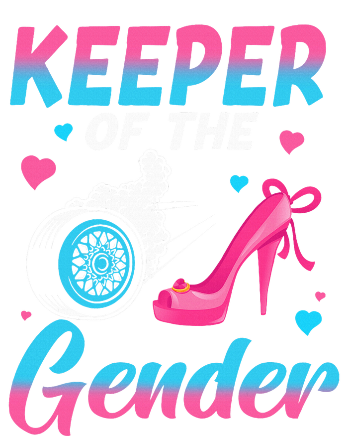 Wheels Or Heels Keeper Of The Gender Baby Reveal Party Mesh Reversible Basketball Jersey Tank