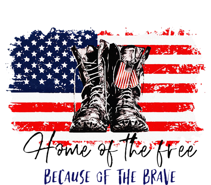 Home Of The Free Because Of The Brave American Flag T-Shirt