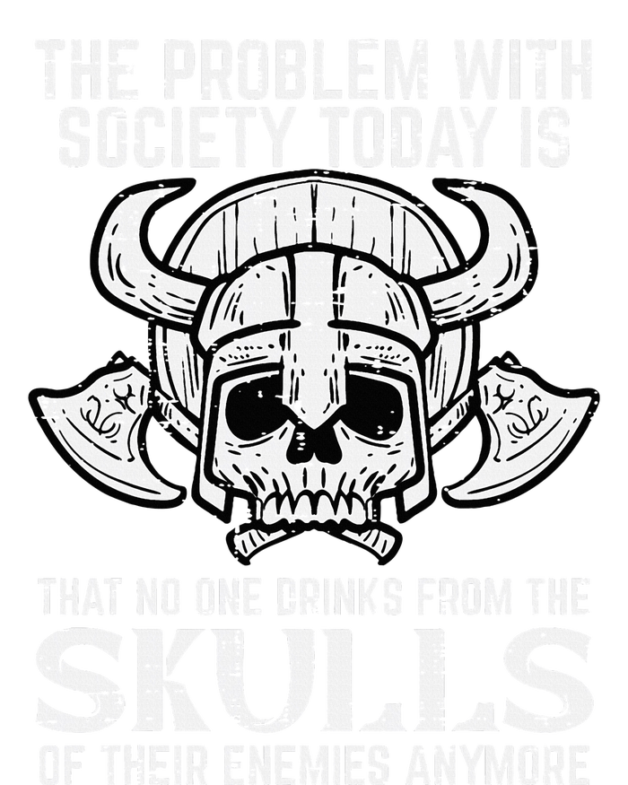 Viking Problem Society Today Skull Norse Mythology Kids Tie-Dye T-Shirt