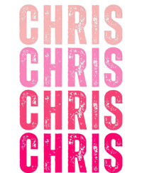 I Love Chris First Name Chris Vintage Zip Tote Bag