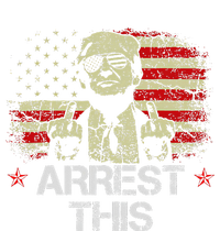 Arrest This Trump Fingers Pro Trump American Flag T-Shirt