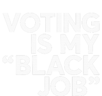 Voting Is My Black Job America Usa Biden 2024 Women's Fleece Hoodie