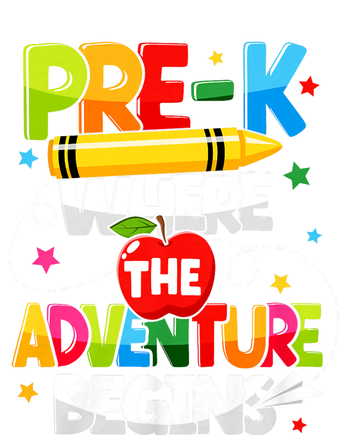 Pre K Where The Adventure Begins Back To School Teacher Tank Top