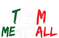 Team Meatball New Jersey Garden Nj Shore Italian Flag Vneck Women's Fleece Hoodie