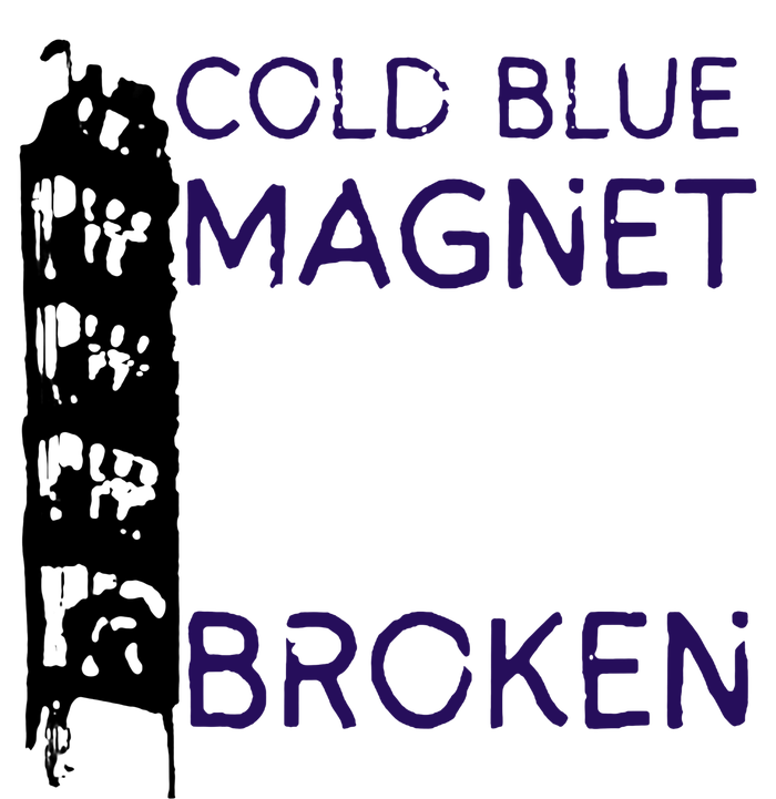 Cold Blue Magnet Broken Tall Long Sleeve T-Shirt