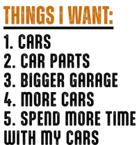 Things I Want In My Life Cars More Cars Car Ladies Long Sleeve Shirt