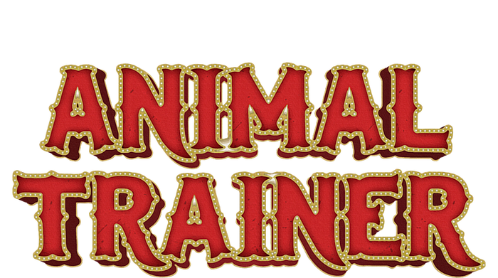 Animal Trainer Funny Circus Staff Costome Theme Party T-Shirt