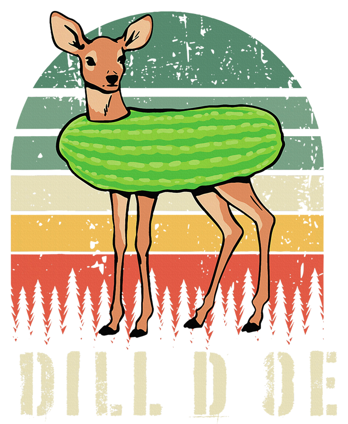 Dill Doe Deer Sunset Pickle Animal Funny Adult Humor Forest Drawstring Bag