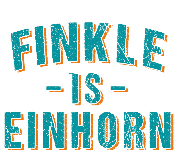 Finkle Is Einhorn Simple Text Vintage Retro T-Shirt