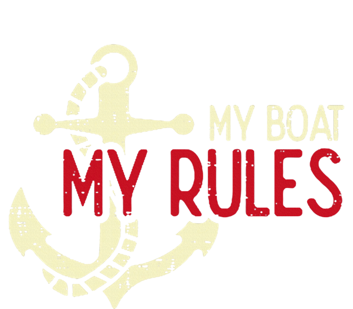 My Boat Rules Pocket Captain Owner T-Shirt