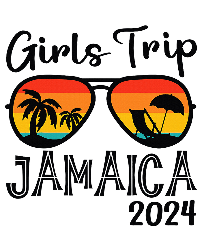 Girl Trip 2024 Weekend Jamaica Vacation Matching V-Neck T-Shirt